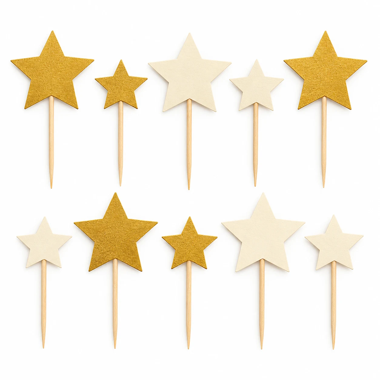 Star cake toppers